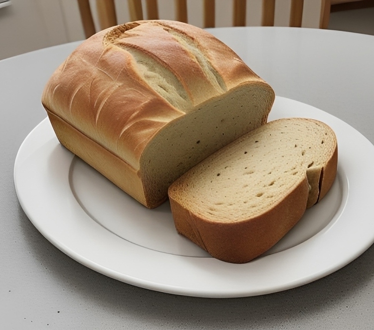 Bread on plate