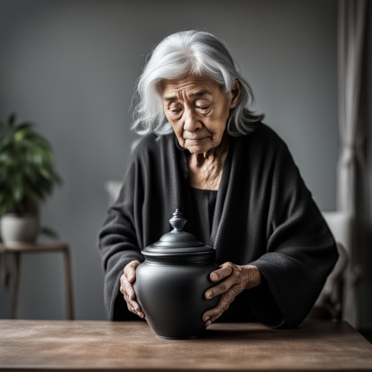 Broken hearted granny