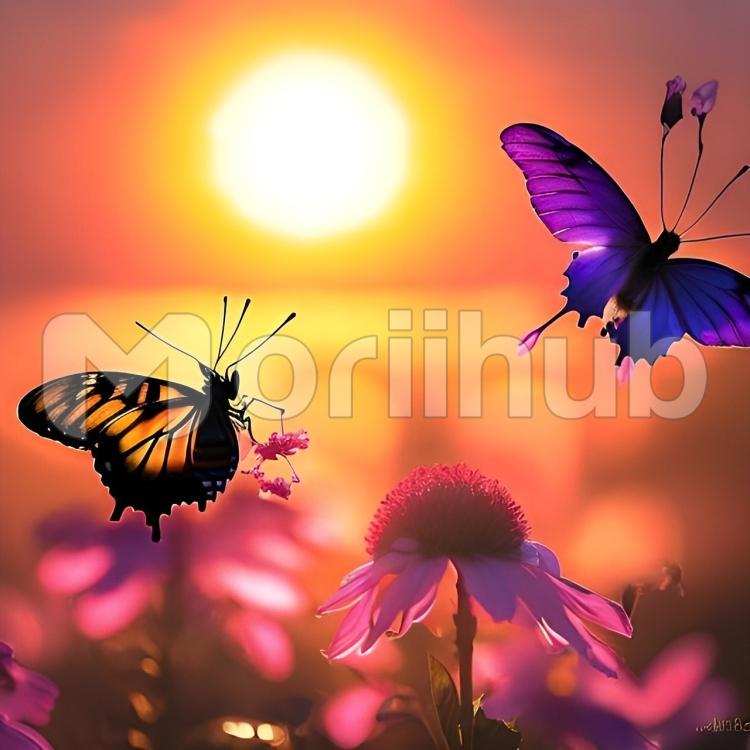 Butterflies and bees