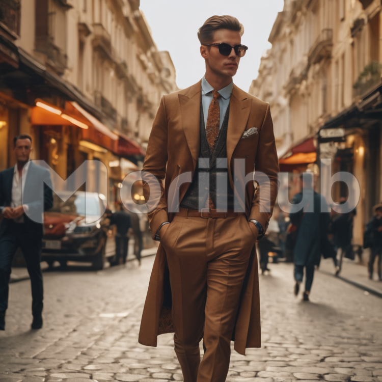 Elegant Brown Suit