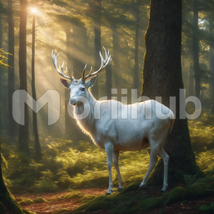 Noble White Hart