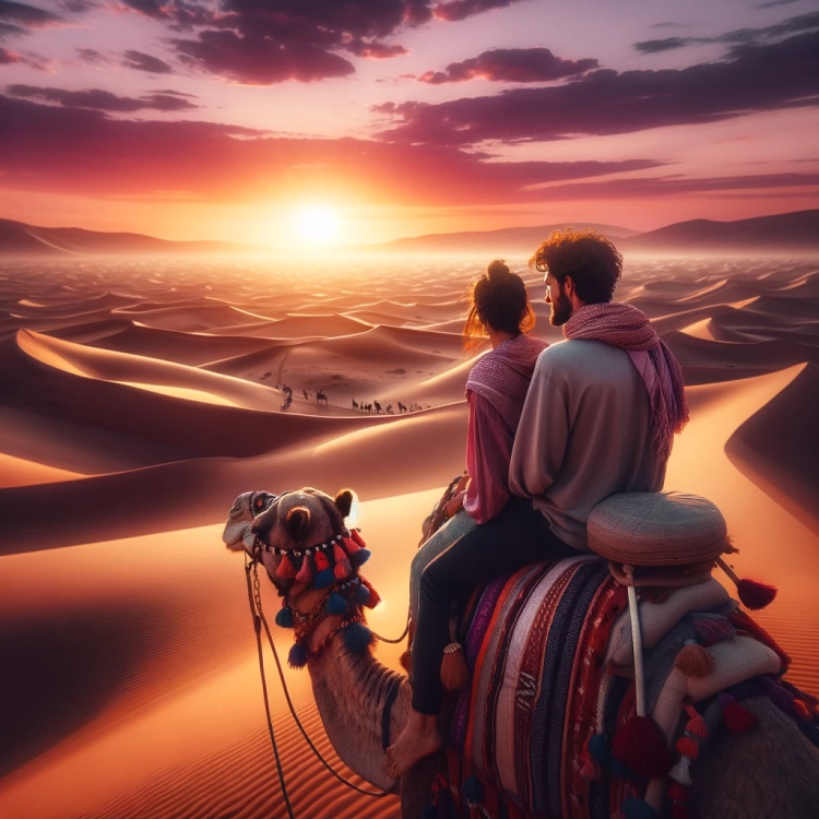 Desert Sunset Romance