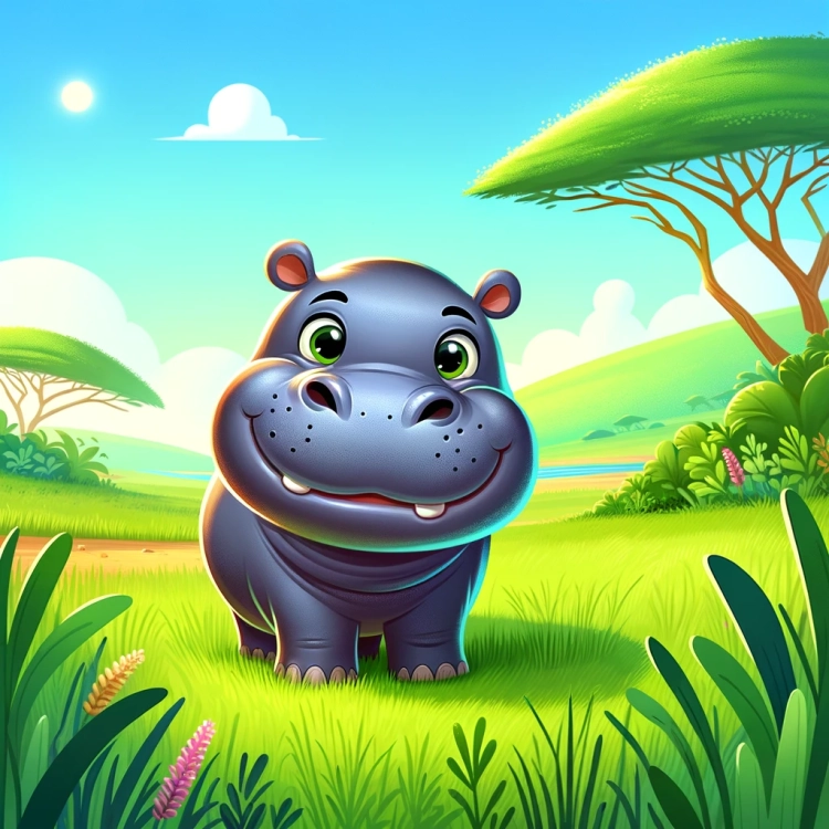 Cheerful Hippo