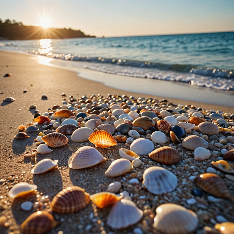 Shell-strewn Sunset