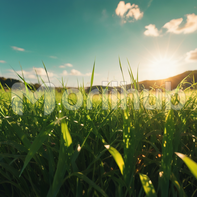 A Canvas of Grass and Sky