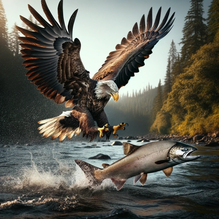 Eagle Vs Fish