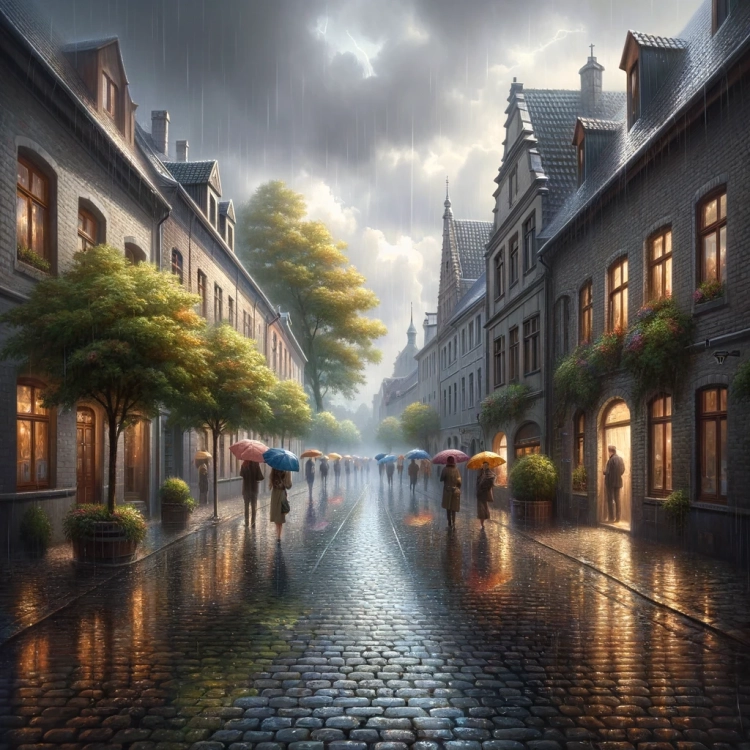 Cobblestone Street