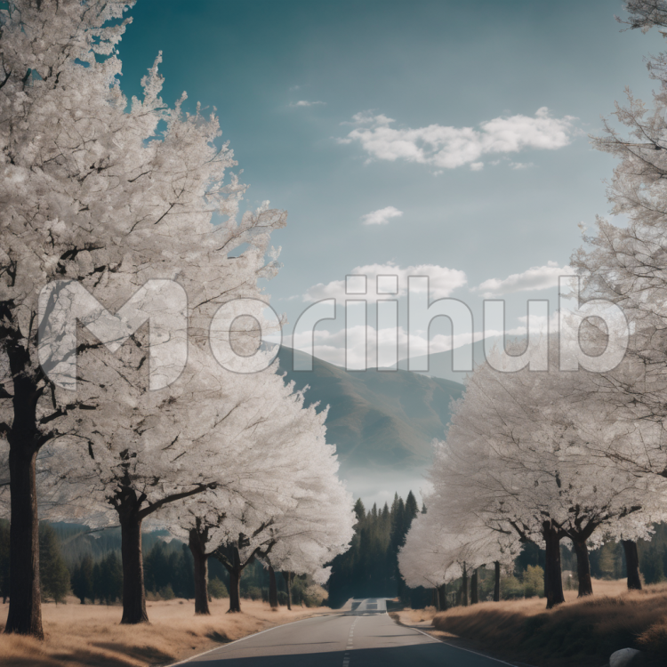 Peach Petal Promenade