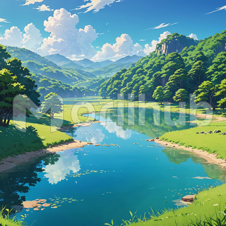 River's Edge Reverie