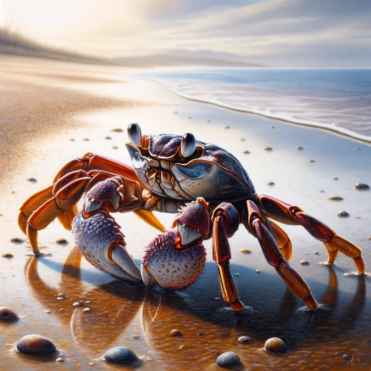 Crab On Beach