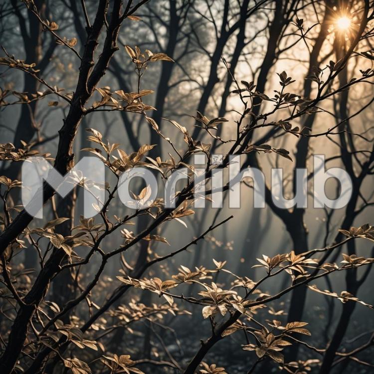 Sunlight Through Leaves