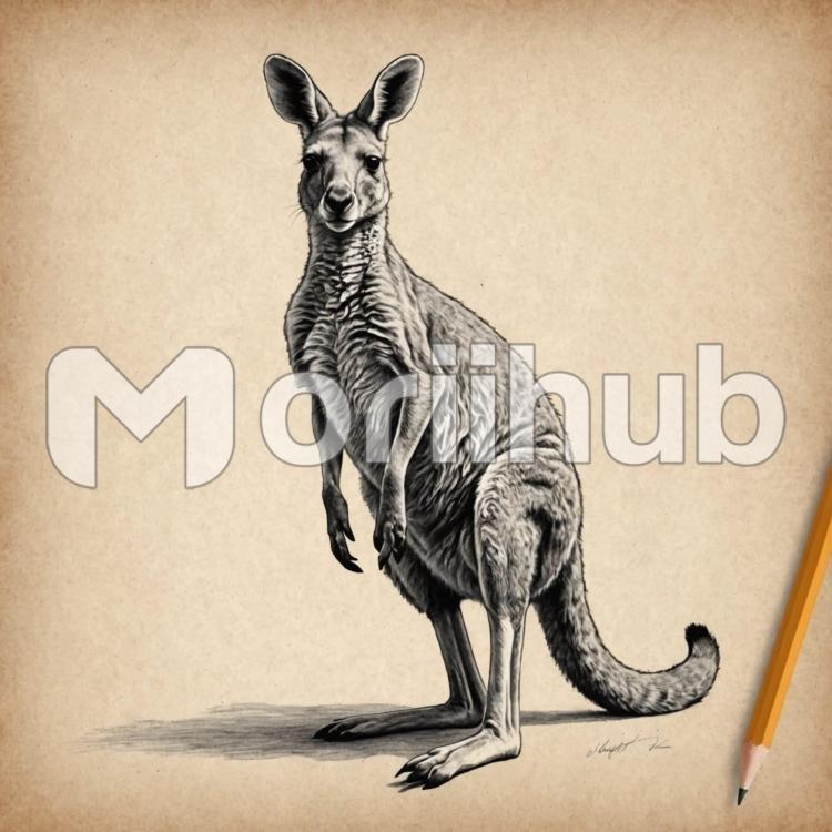 Kangaroo Portrait