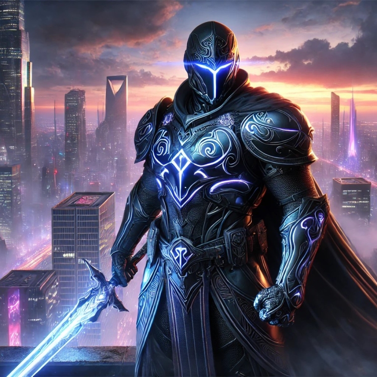 Knight In Dark Armor