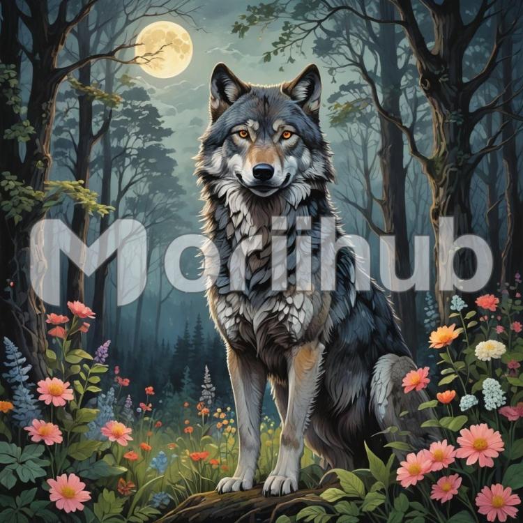 Wolf In The Garden