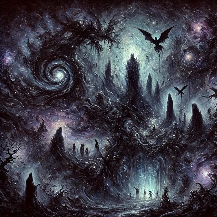 Darkness Magic Painting