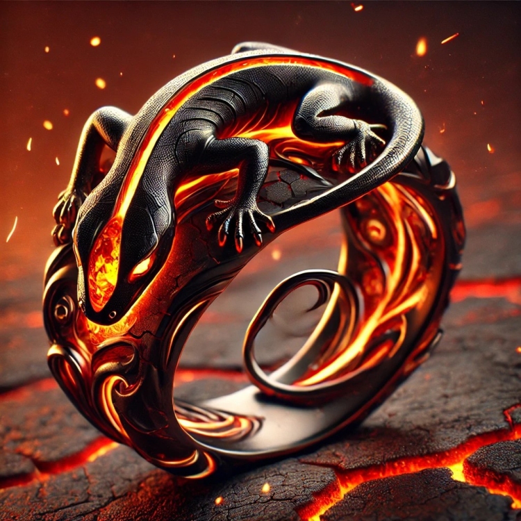 Fire Lizard Ring