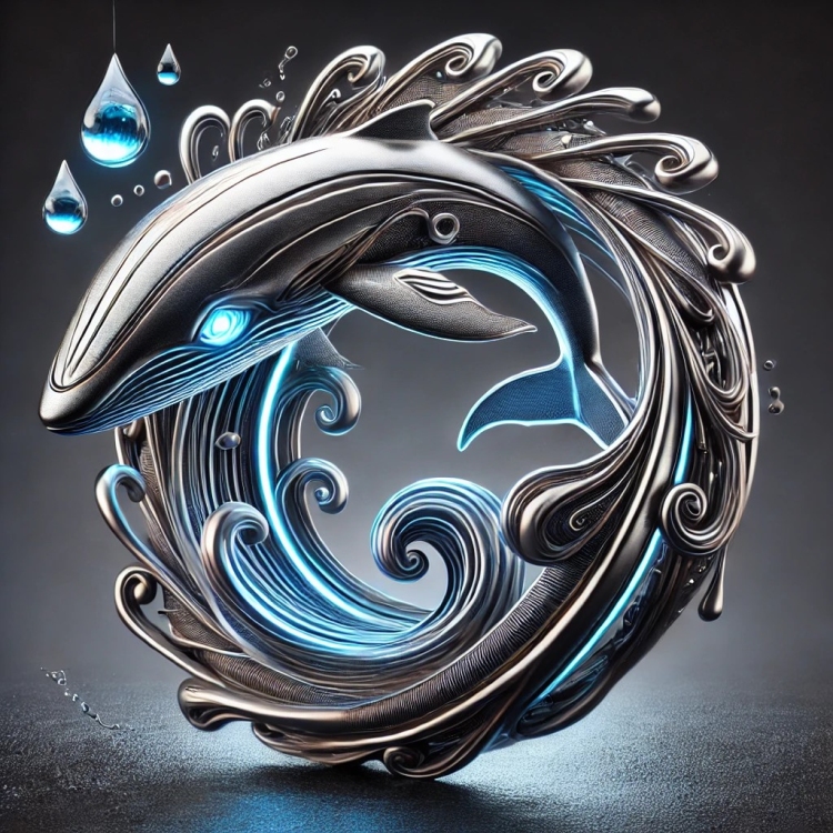 Water Whale Ring