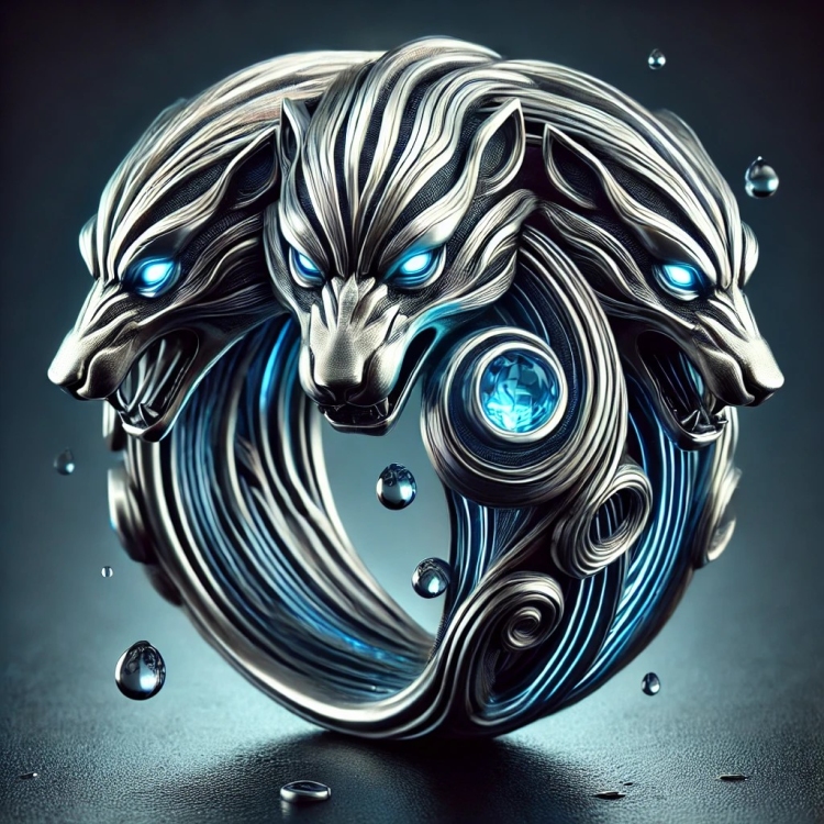 Water Cerberus Ring
