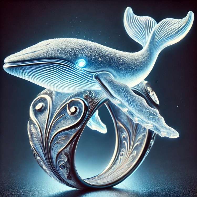 Ice Whale Ring