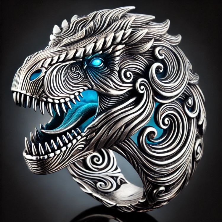 Wind T Rex Ring