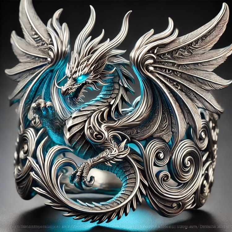 Western Wind Dragon Ring