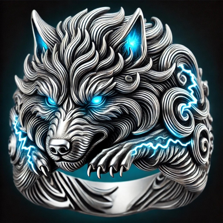 Storm Wolf Ring