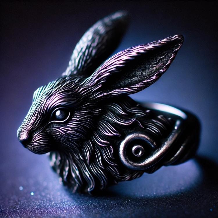 Darkness Rabbit Ring