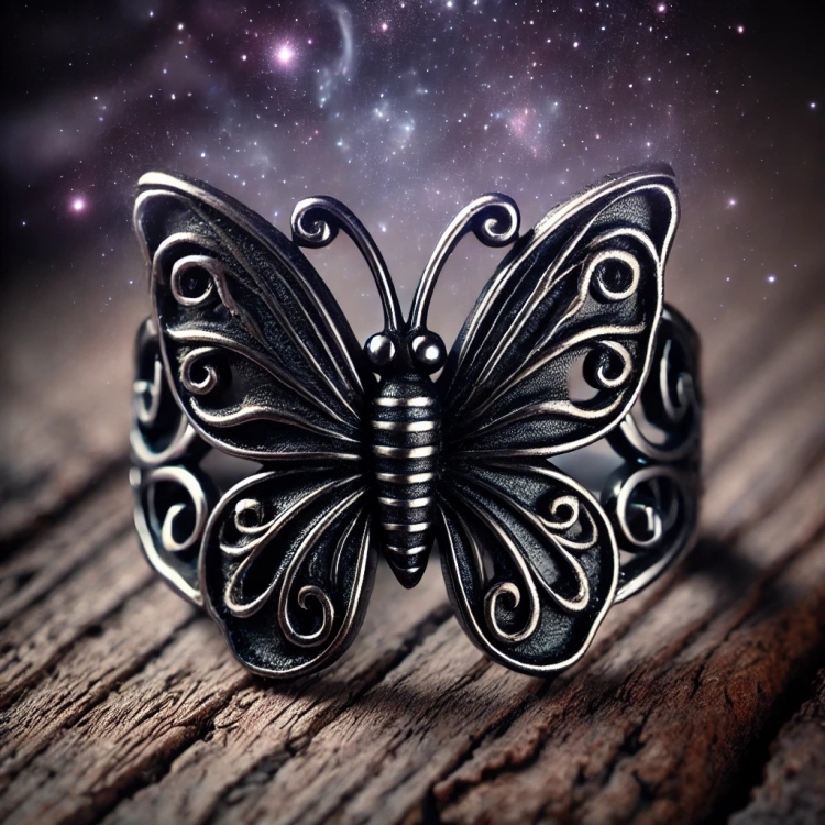 Darkness Butterfly Ring