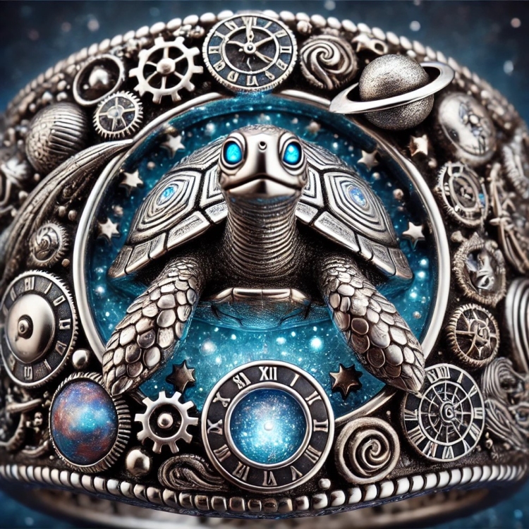 Time Turtle Ring