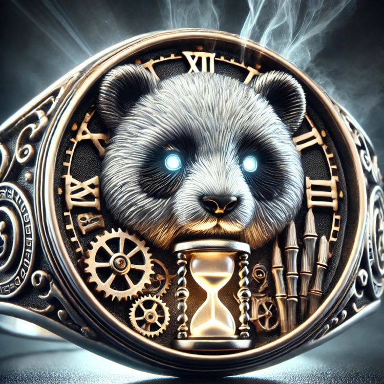 Time Panda Ring