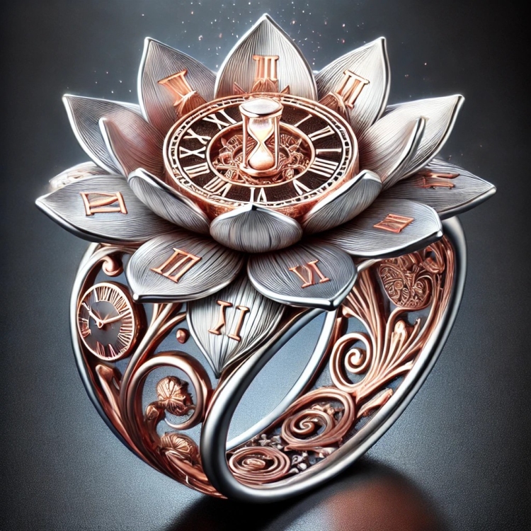 Time Lotus Ring