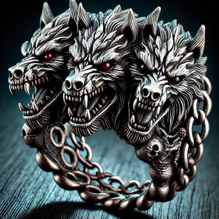 Death Cerberus Ring