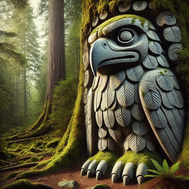 Stone Eagle Totem