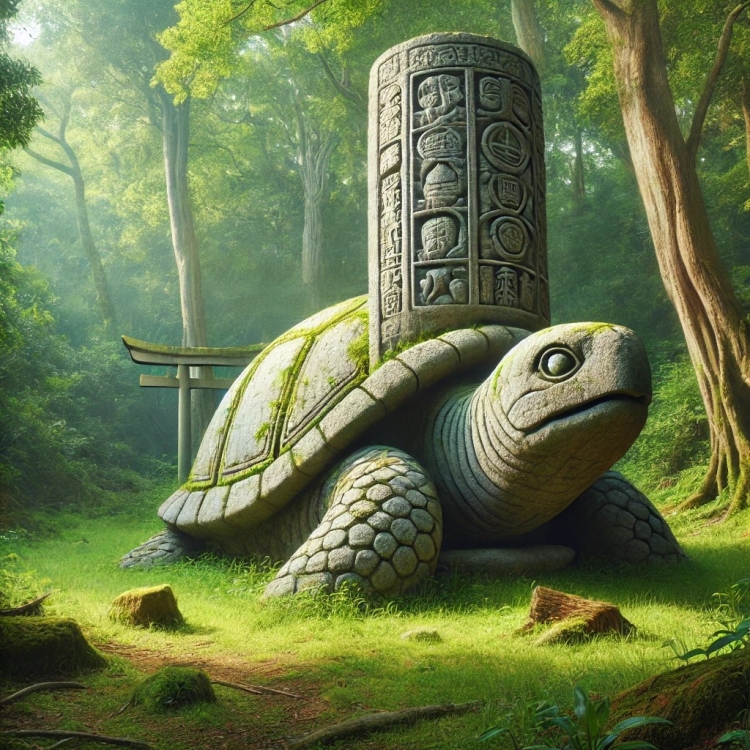 Stone Turtle Totem