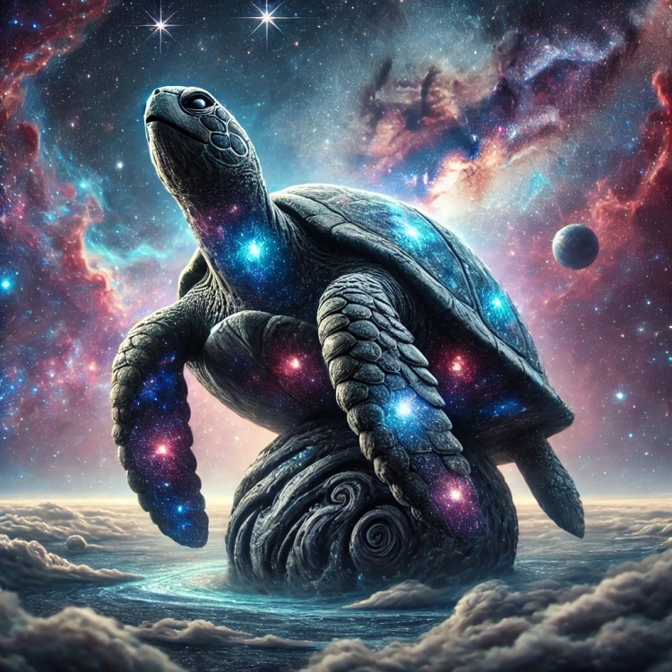 Space Turtle Totem