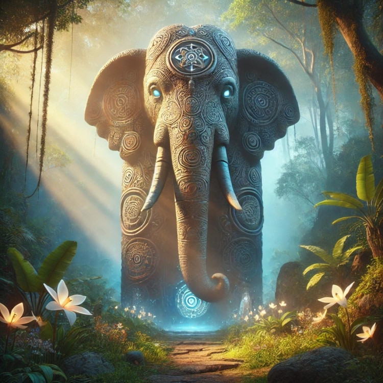 Mystic Elephant Totem