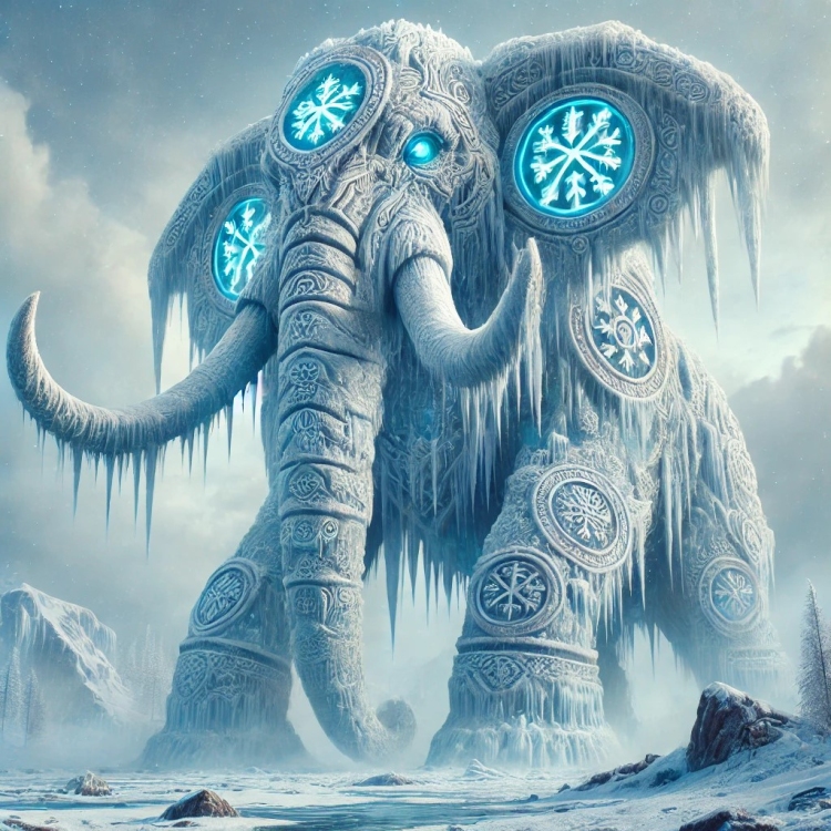 Ice Elephant Totem