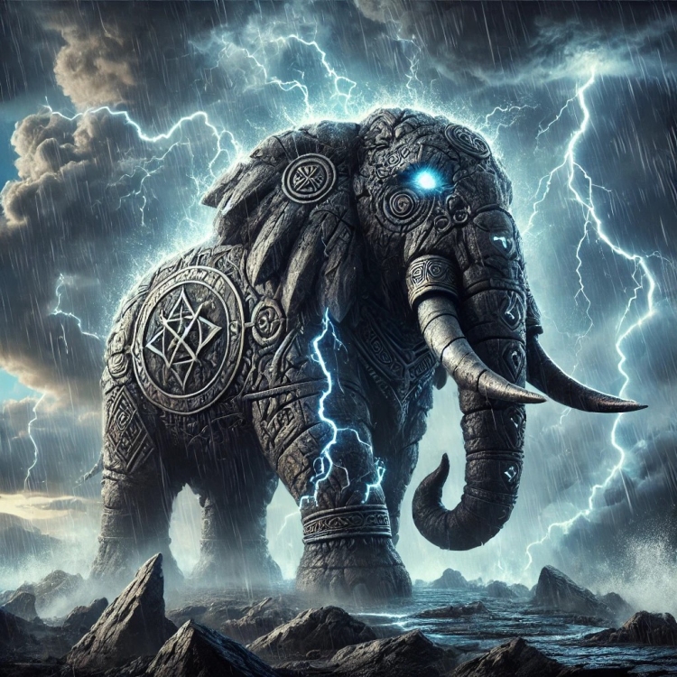Storm Elephant Totem