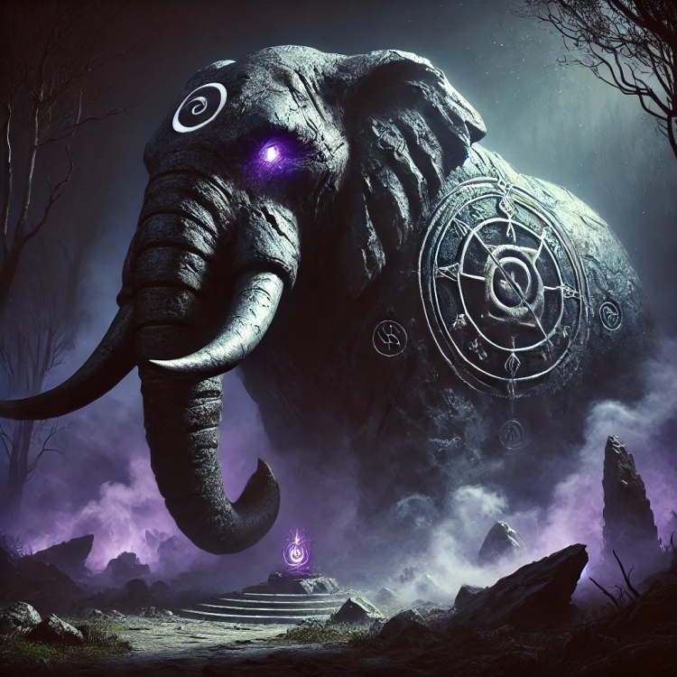 Darkness Elephant Totem