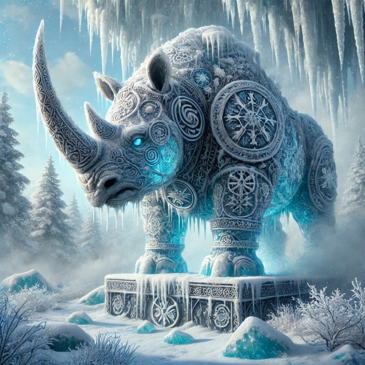 Ice Rhino Totem