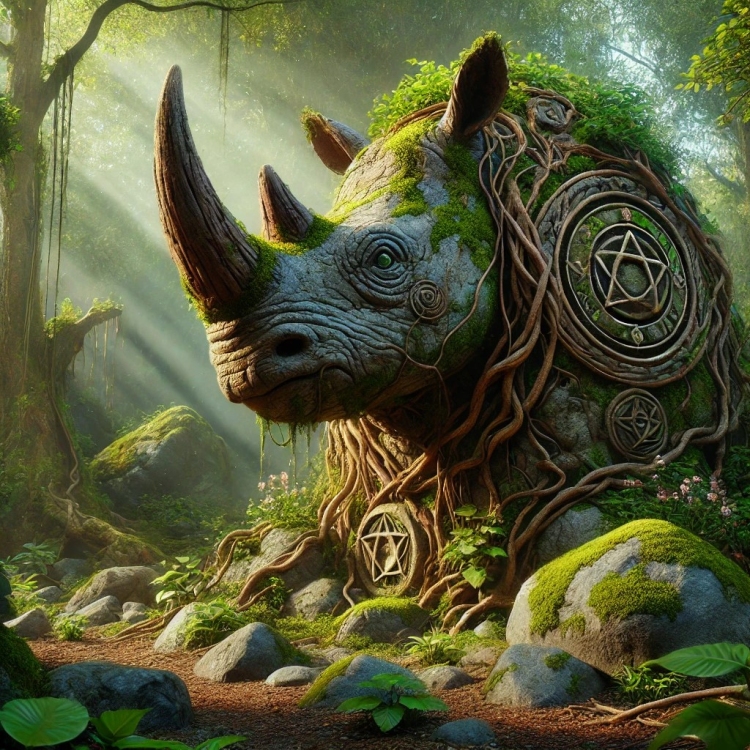 Earth Rhino Totem