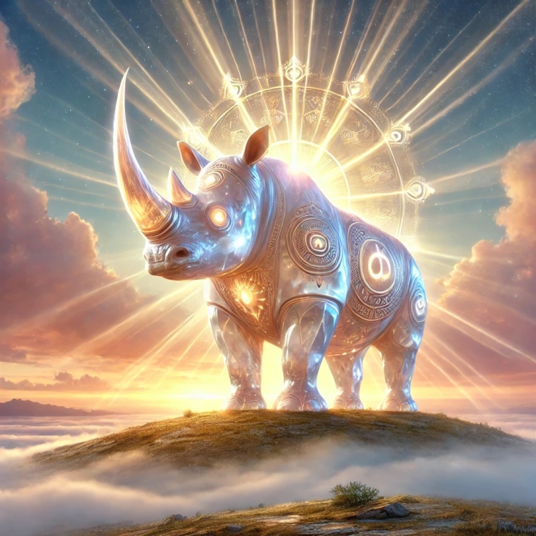 Light Rhino Totem