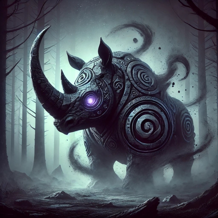 Darkness Rhino Totem