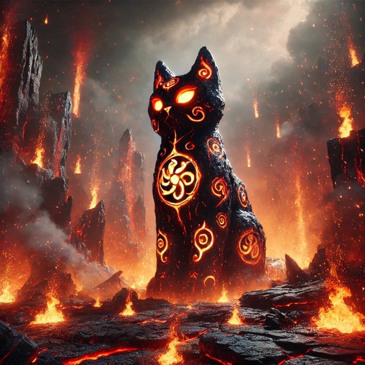 Fire Cat Totem