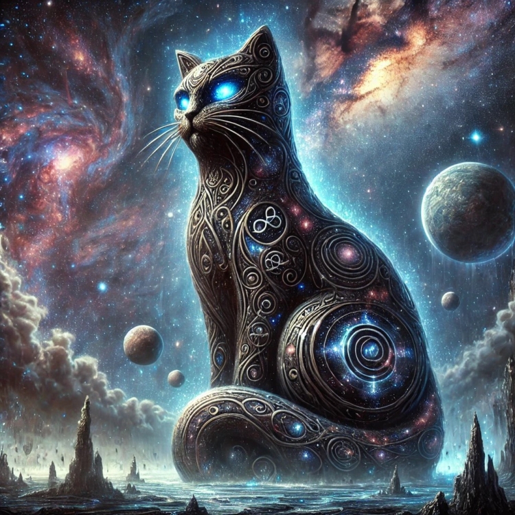 Space Cat Totem