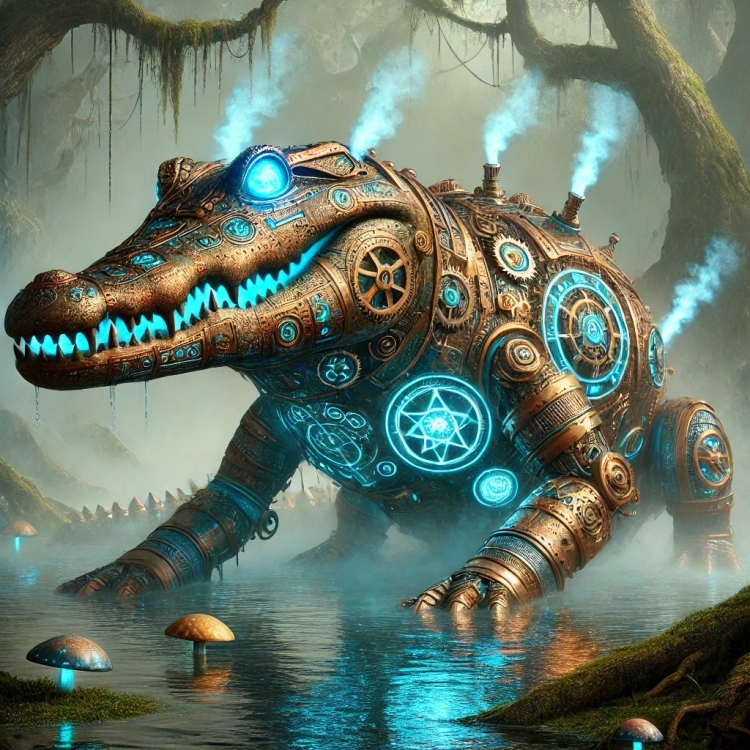 Mystic Crocodile Automaton