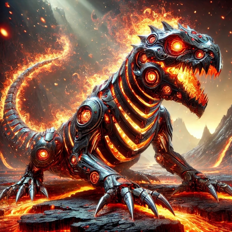 Fire Lizard Automaton