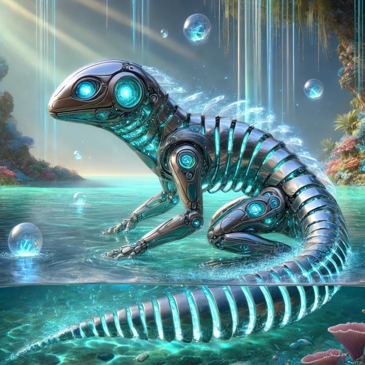 Water Lizard Automaton