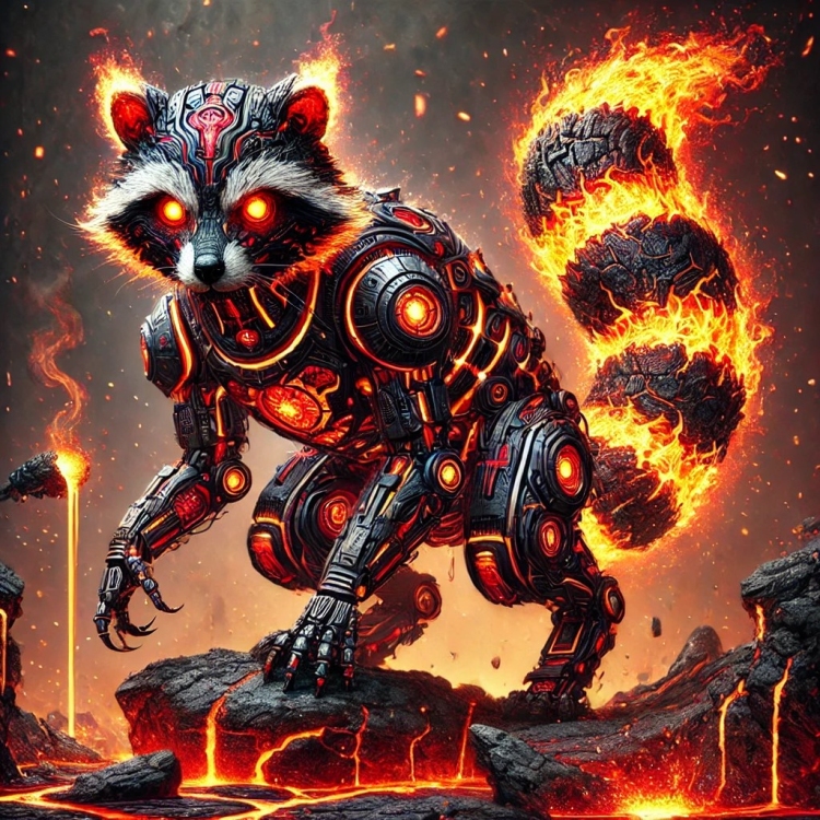 Fire Racoon Automaton