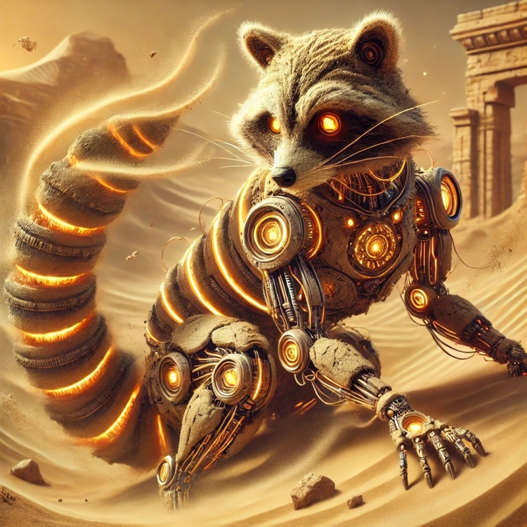 Sand Racoon Automaton